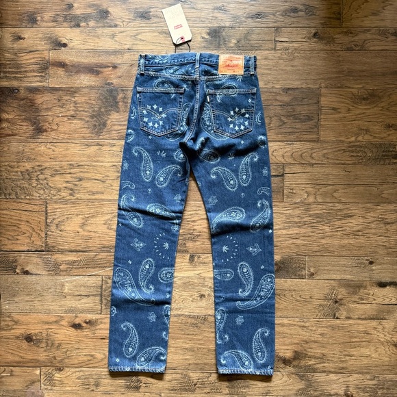 Levis Premium Lot 420 Snoop Dog Edition 501 Unreleased 30 x 32 Paisley Print - Picture 1 of 15